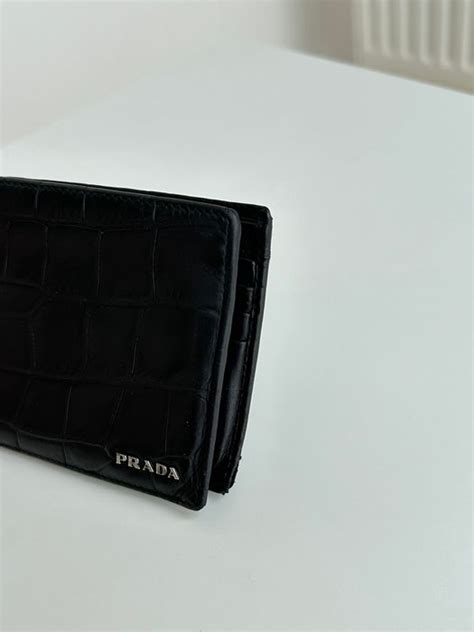 prada clip wallet|prada snakeskin wallet.